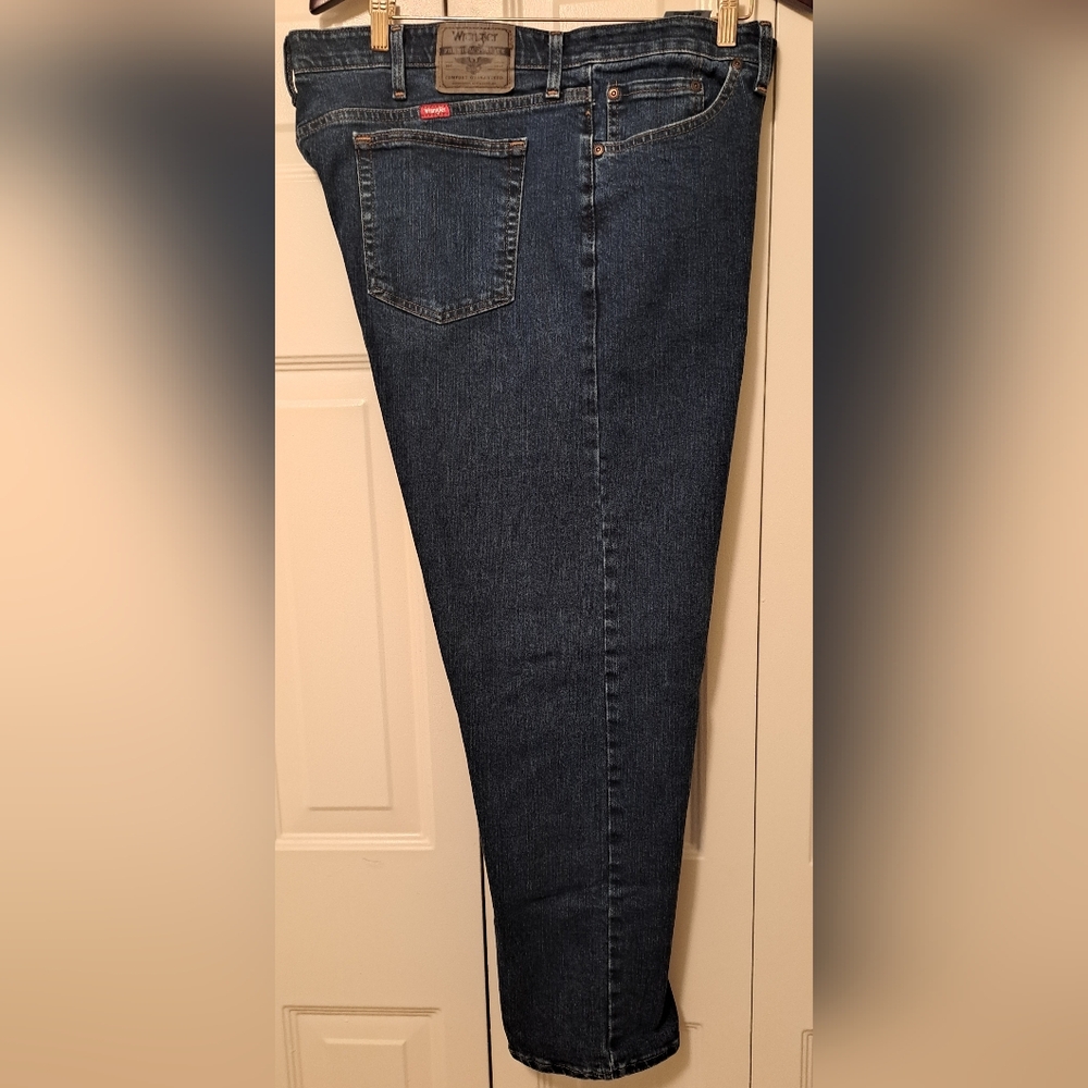 🎈LAST CHANCE! WRANGLER PERFORMANCE SERIES MEN'S DENIM JEANS Blue Size 42x30